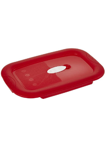 Ємність для морозилки Keeeper Micro-Clip 0.6л з червоною кришкою (KEE-4508) Plast Team (217310087)
