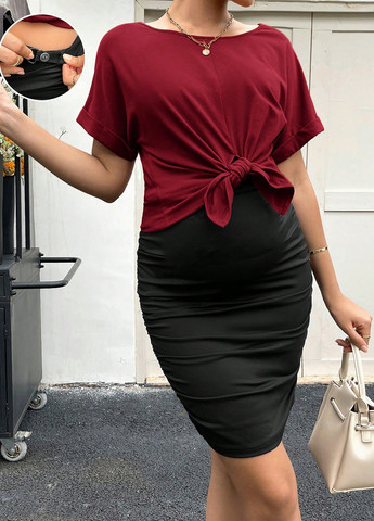 Костюм для вагітних (топ, спідниця) SHEIN (316157850)