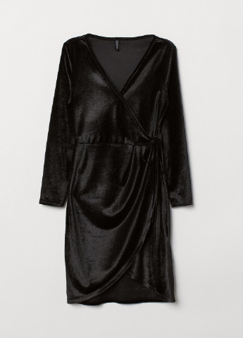 Черное кэжуал платье H&M