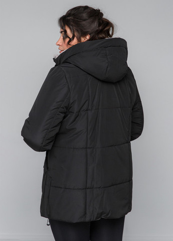 Чорна демісезонна куртка Miledi