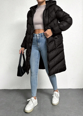 Черная демисезонная куртка SHEIN