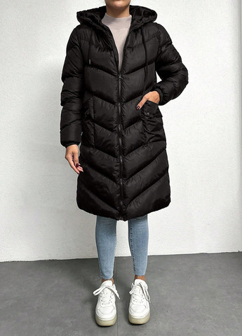 Черная демисезонная куртка SHEIN