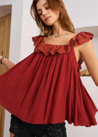 Красная блуза SHEIN