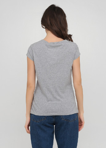 Світло-сіра літня футболка Woolrich