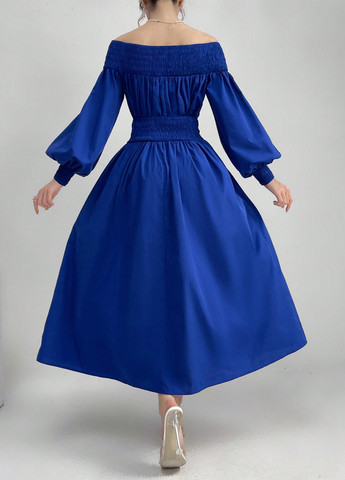 Синее кэжуал платье SHEIN однотонное