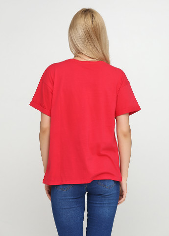 Червона літня футболка Once