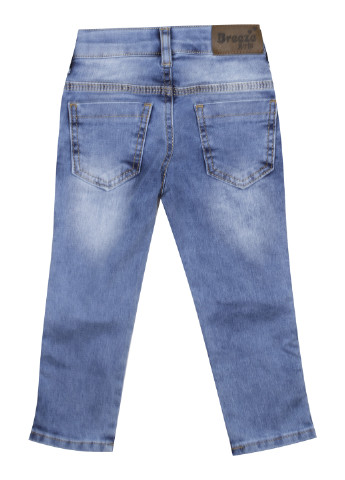 Голубые демисезонные зауженные джинсы Breeze