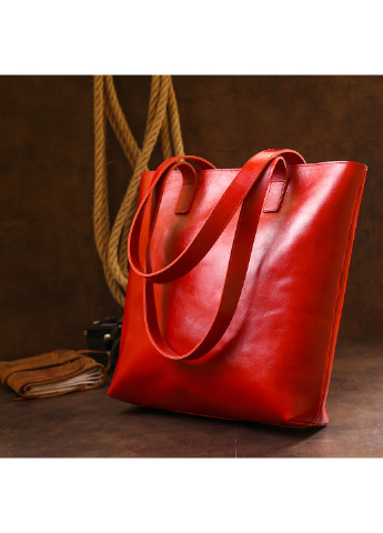 Женская кожаная сумка-шоппер 37х33х8,5 см Shvigel (253490581)