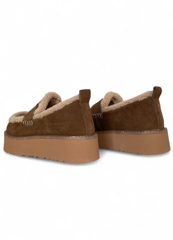 ALLSY Туфлі коричневий з натуральна замша, китай — зима (364162987)