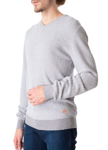 Серый зимний пуловер E-Bound