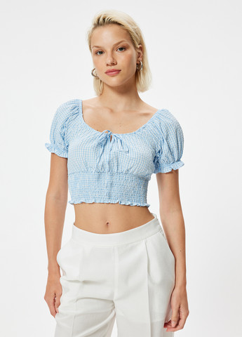 Голубая блузка KOTON