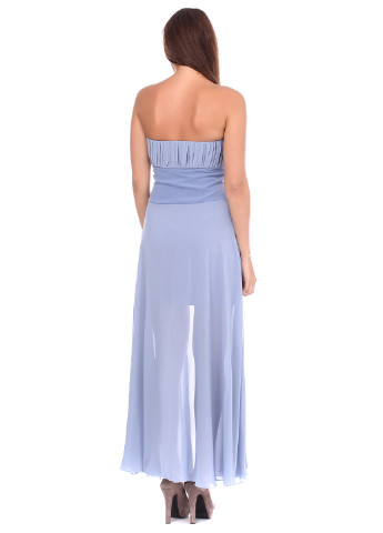 Блакитна коктейльна сукня Tuwe однотонна