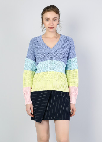 Сиреневый демисезонный пуловер пуловер Colin's