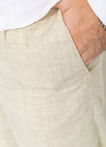 Бежевые кэжуал демисезонные прямые брюки Ager