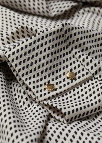 Комбінована кежуал сукня на запах H&M з геометричним візерунком