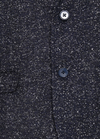 Пиджак KOTON однобортный перец с солью тёмно-синий кэжуал полиэстер