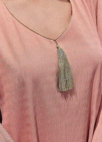 Светло-розовое кэжуал платье SHEIN однотонное