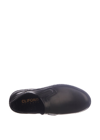 Черные кэжуал туфли Cliford на резинке