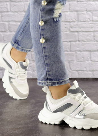 Комбіновані осінні жіночі кросівки dexter 1546 38 23,5 см білий Fashion