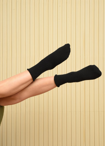 Носки махровые женские медицинские без резинки черного цвета размер 36-41 Let's Shop (256547527)