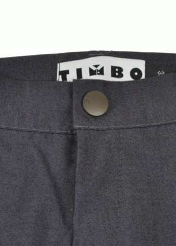 Темно-серые классические демисезонные брюки прямые Timbo