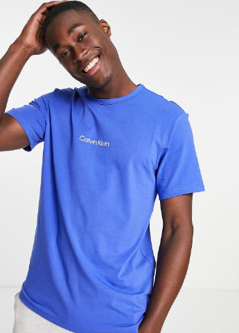 Синяя футболка Calvin Klein