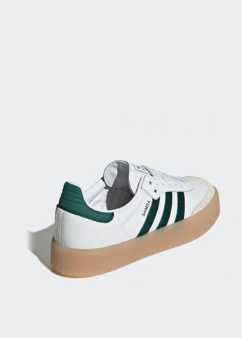 Кроссовки ID0440 adidas Sambae White Collegiate Green Gum белые демисезоны (317223845)
