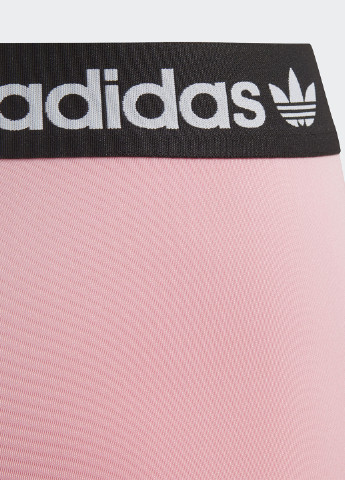 Розовые демисезонные леггинсы adidas