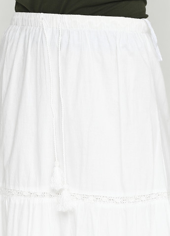Белая кэжуал юбка Springfield клешированная