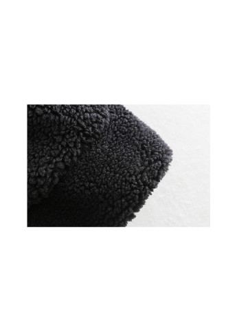Чорна демісезонна куртка жіноча зі штучного хутра з накладними кишенями fur Berni Fashion 55583
