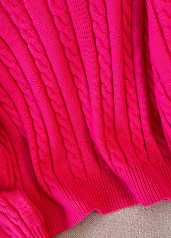 Фуксиновий (колору Фукія) демісезонний джемпер джемпер SHEIN