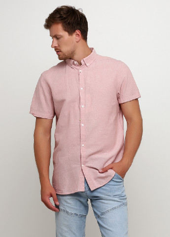 Розовая кэжуал рубашка перец с солью Tailored Originals