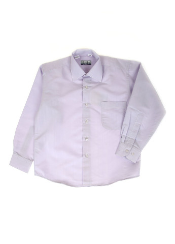 Сиреневая кэжуал рубашка Alberto