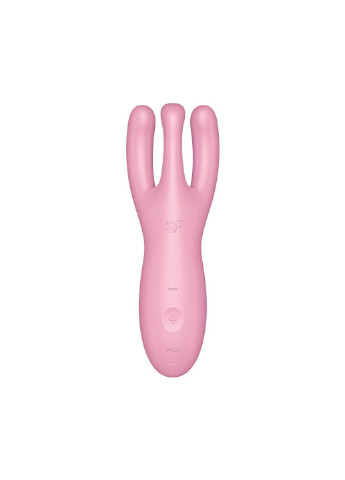 Клиторальный смарт вибратор Threesome 4 Pink с тремя пальчиками Satisfyer (254734317)