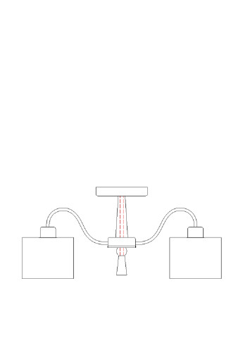 Люстра, 500х290 мм Brille (138507073)