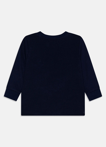 Темно-синий демисезонный кэжуал лонгслив Ralph Lauren с рисунком