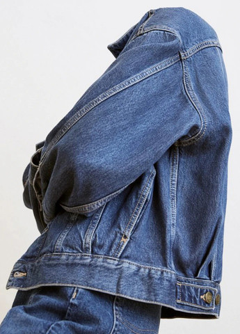 Синя демісезонна куртка H&M