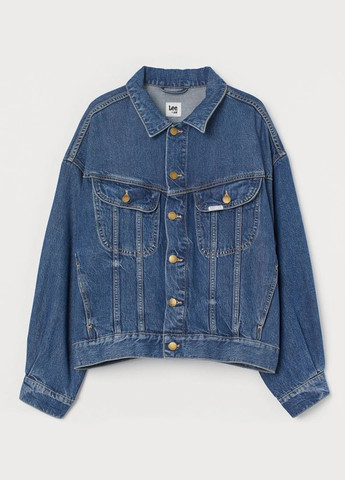 Синя демісезонна куртка H&M