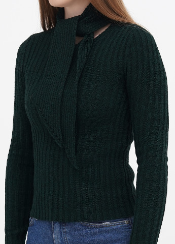 Темно-зелений демісезонний светр Motivi