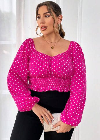 Фуксия блуза SHEIN