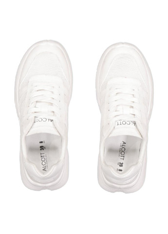 Белые демисезонные кроссовки Alcott