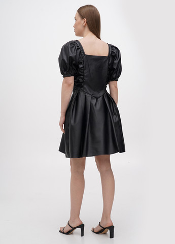 Черное кэжуал платье колокол NA-KD однотонное