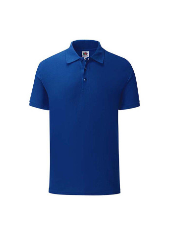 Синяя футболка-поло для мужчин Fruit of the Loom