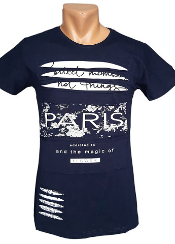 Темно-синяя синяя футболка Vip Star Collection