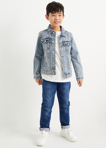 Голубая демисезонная куртка C&A