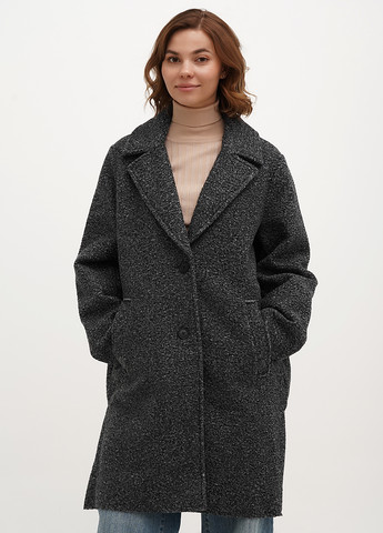 Темно-сіре демісезонне Пальто однобортне Tom Tailor