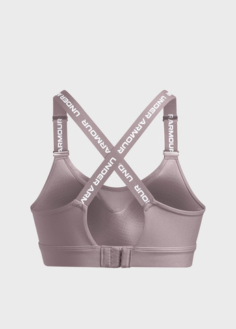 Рожево-коричневий топ бюстгальтер Under Armour без кісточок поліестер