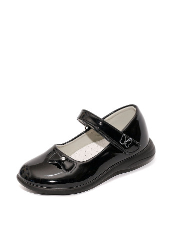 Черные туфли без каблука Clibee