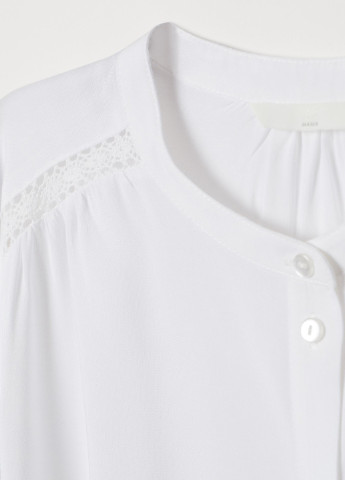 Біла демісезонна блузка для вагітних H&M
