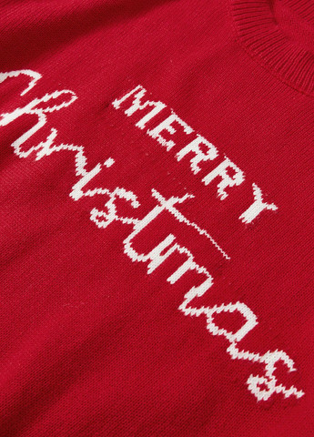 Красный демисезонный свитер SHEIN